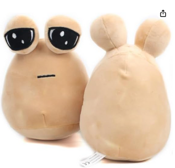 8.6in Alien Plush Toy Stuffed Animal Hot Game,Alien Plushie Stuffed Cute Animal Doll Emotion Alien Plushie Stuffed Animal Doll,Children's Day Gift (2pcs)